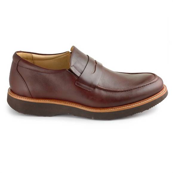 NEW SAMUEL HUBBARD men's ivy legend penny loafer in cordovan